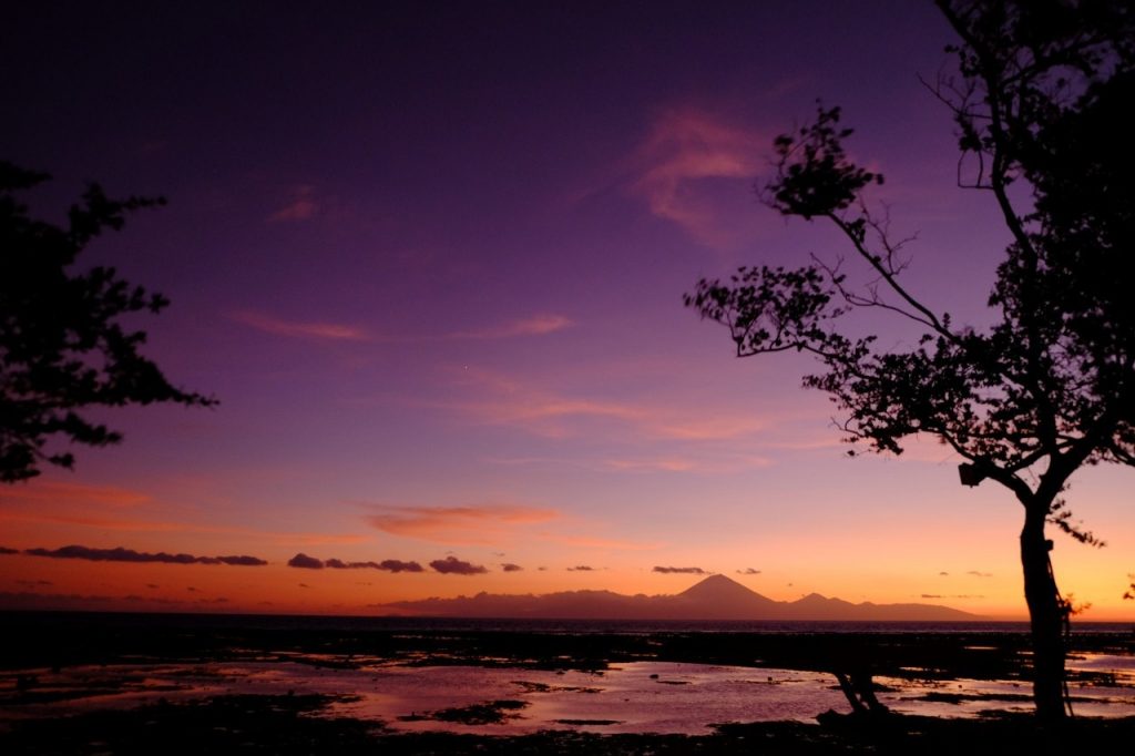 Indonesien Sonnenuntergang am Strand