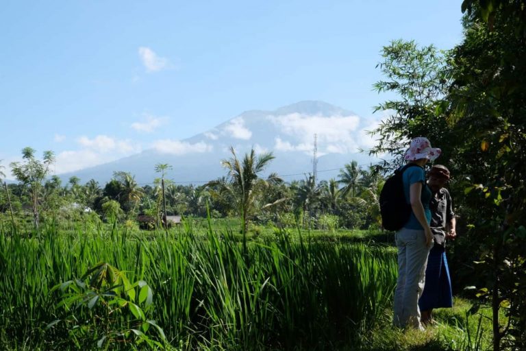 Indonesien Lombok Landschaft Wanderung