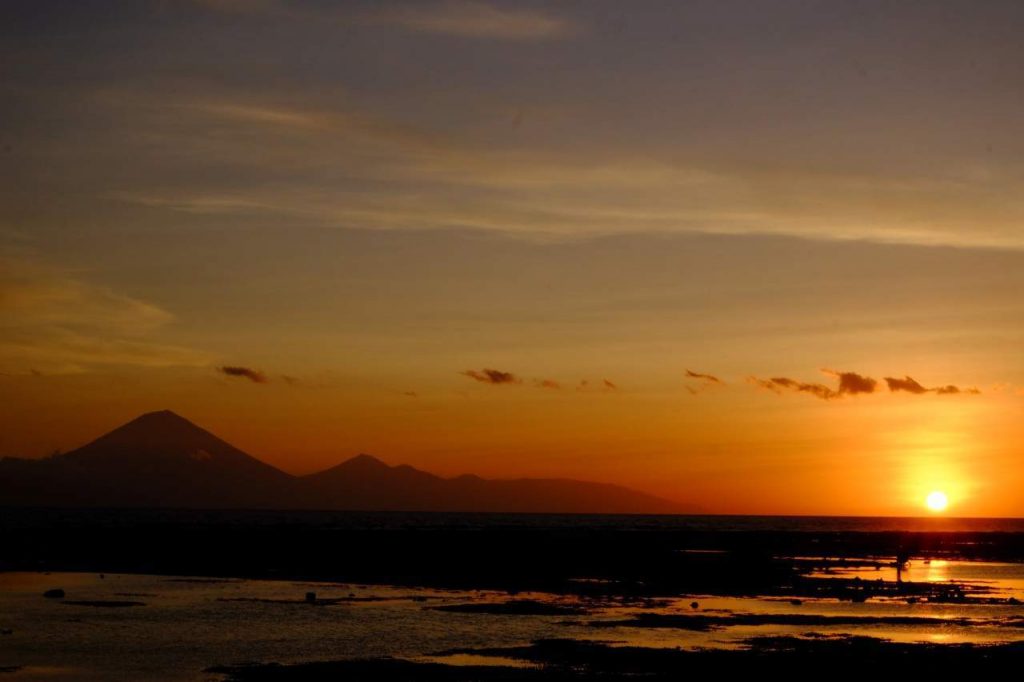 indonesien - Ute - Sonnenuntergang