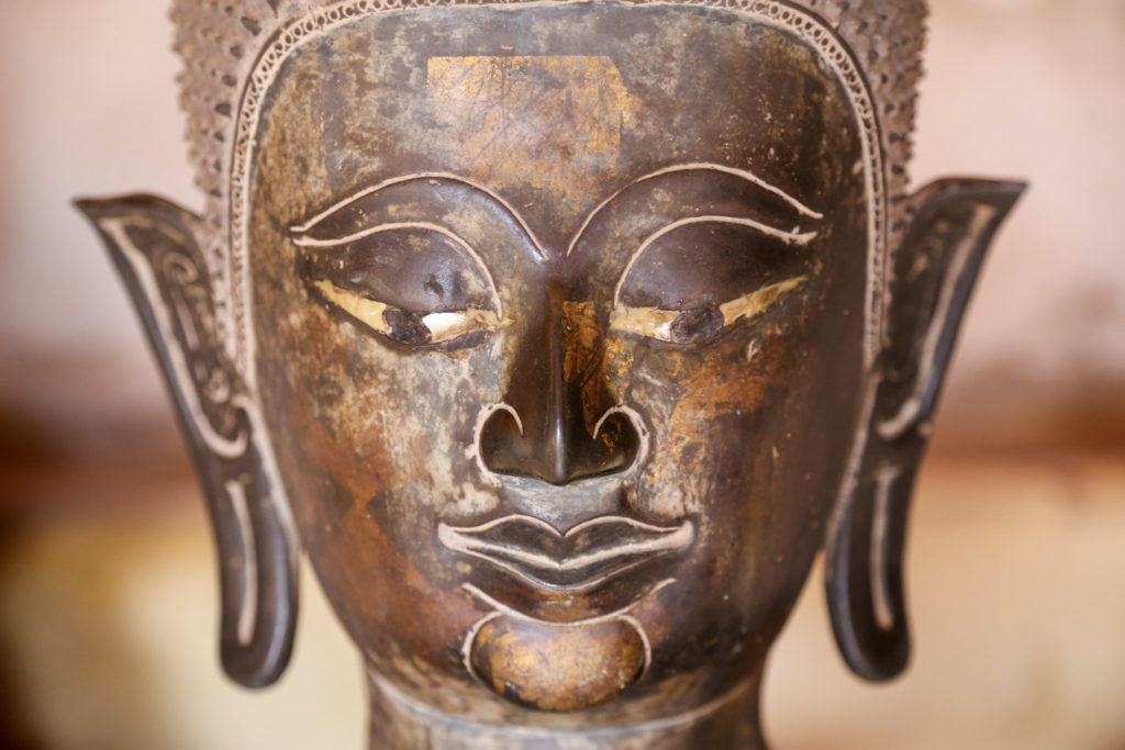 Buddhastatue Gesicht