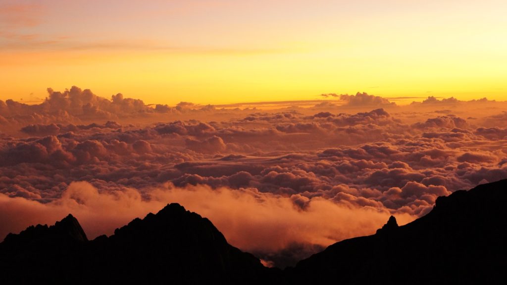 Borneo Mount Kinabalu Sonnenaufgang