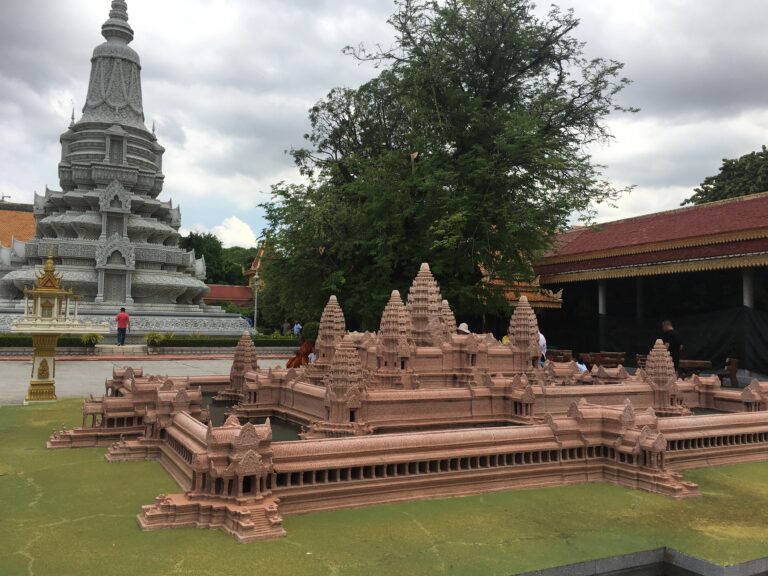 Modell des Tempels Angkor Wat