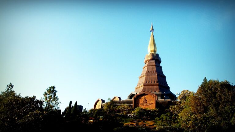 Thailand Chedi auf dem Doi Inthanon