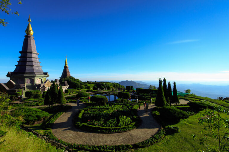 Chedi auf dem Gipfel des Doi Inthanon