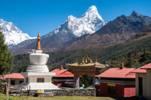 Kathmandu Valley Tengboche Eingang zum Kloster