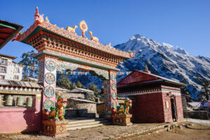 Kathmandu Valley Tengboche Eingang zum Kloster