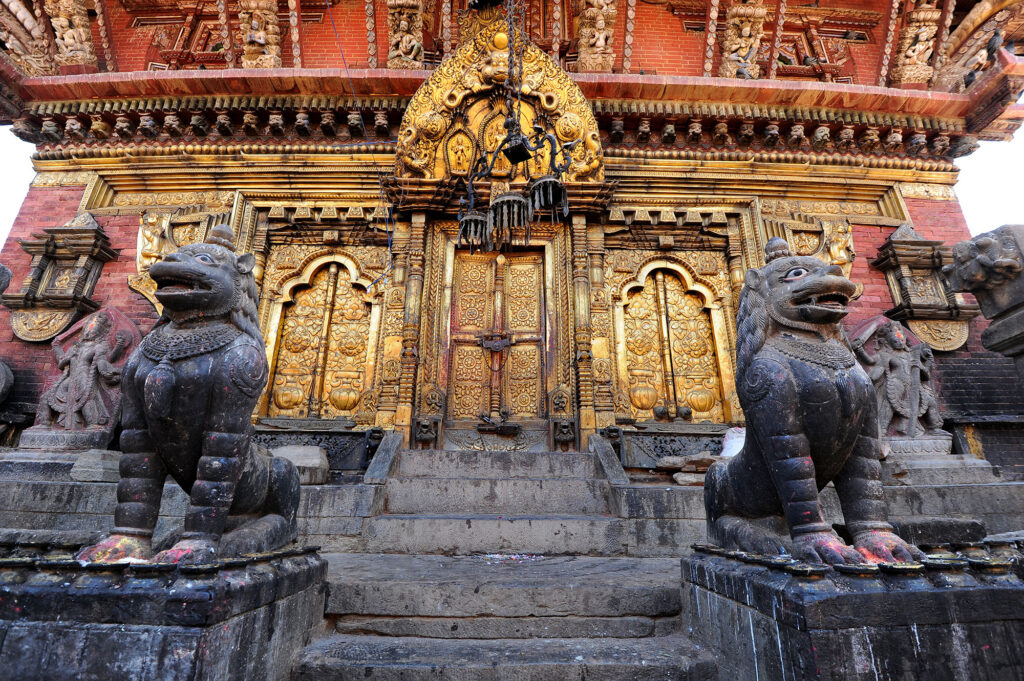 Kathmandutal Changu Narayan Tempel Eingang