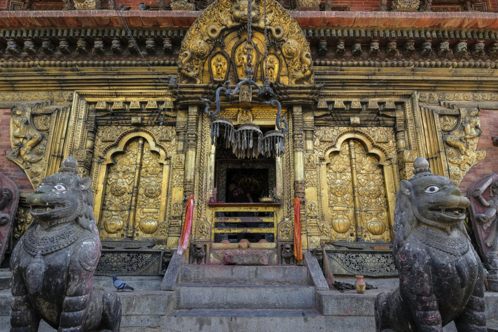 Kathmandutal Changu Narayan Tempel Eingang