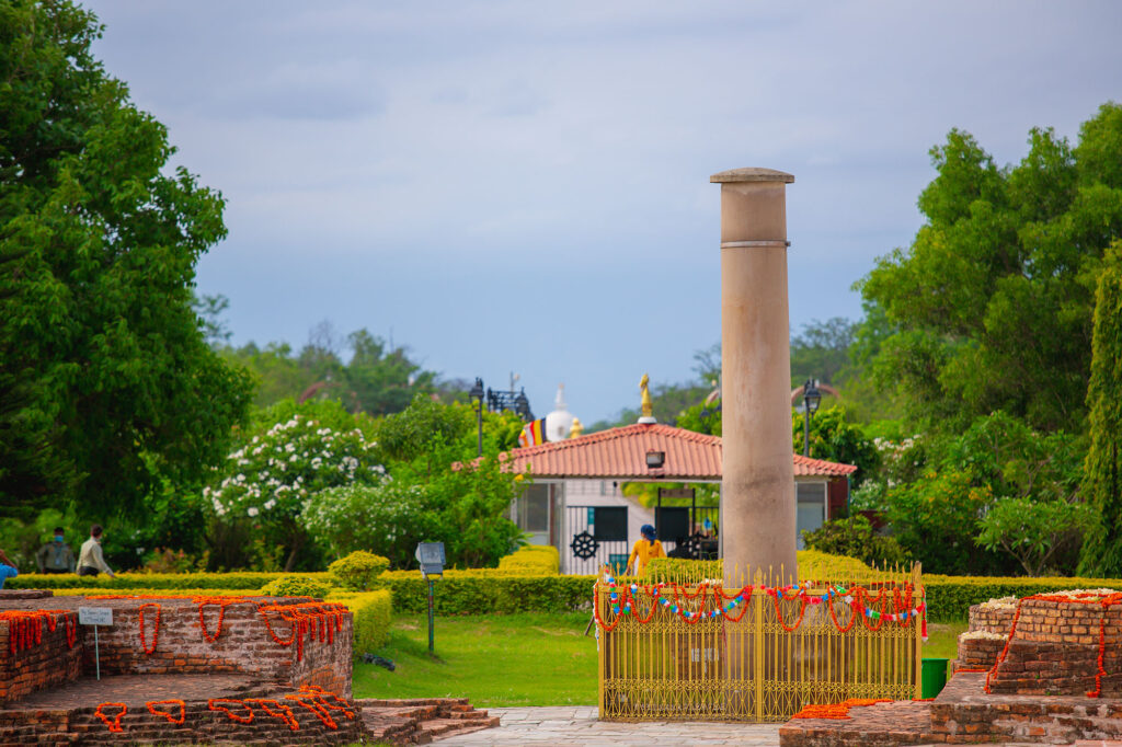 Lumbini Ashoka Säule Geburtsort Buddhas