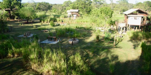 Sri Lanka Elephant Watch Hut Gelände